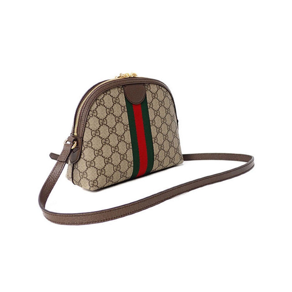 Gucci Shoulder Beige Brown Ophidia Ebony Bag Supreme Canvas GG